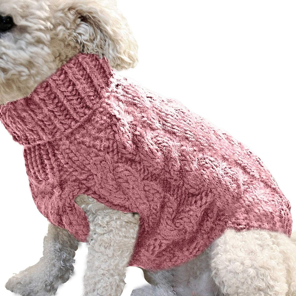 Knitted Turtleneck Jumper for Dogs and Cats