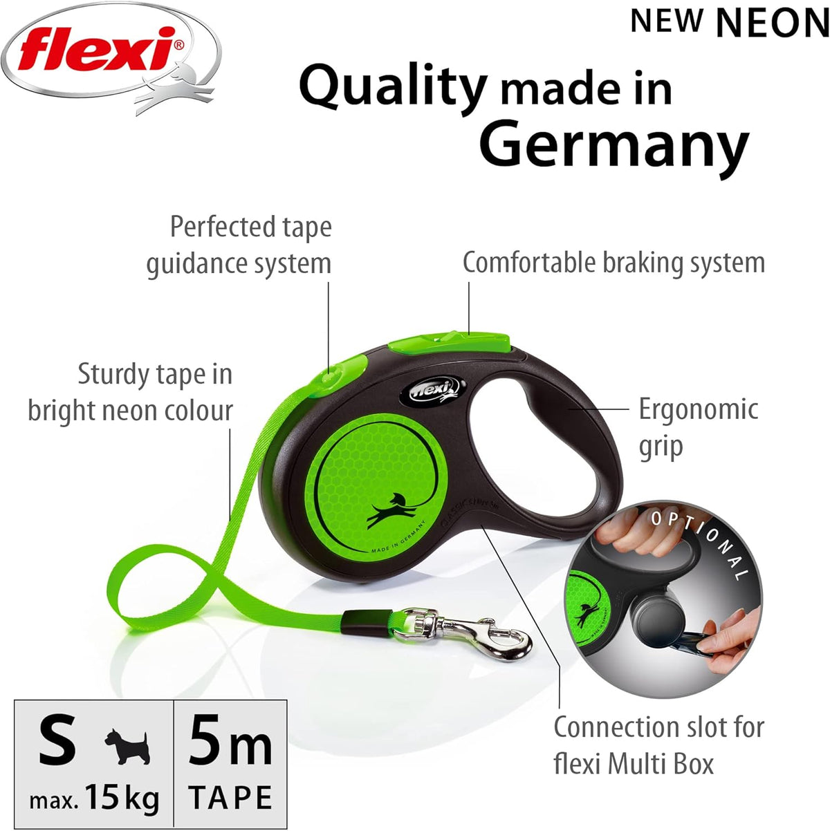 flexi New Classic Retractable Tape Dog Lead