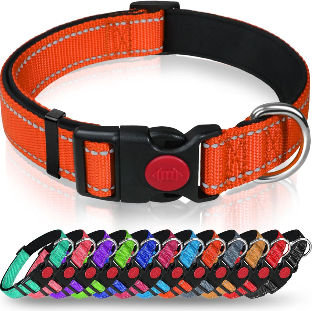 Taglory Reflective Nylon Dog Collar