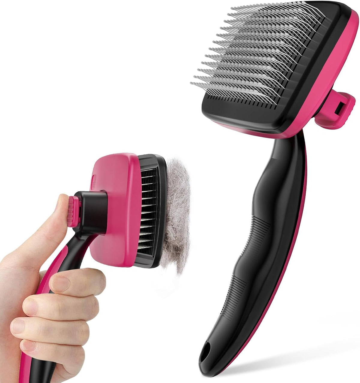 pecute Self-Cleaning Pet Grooming Brush