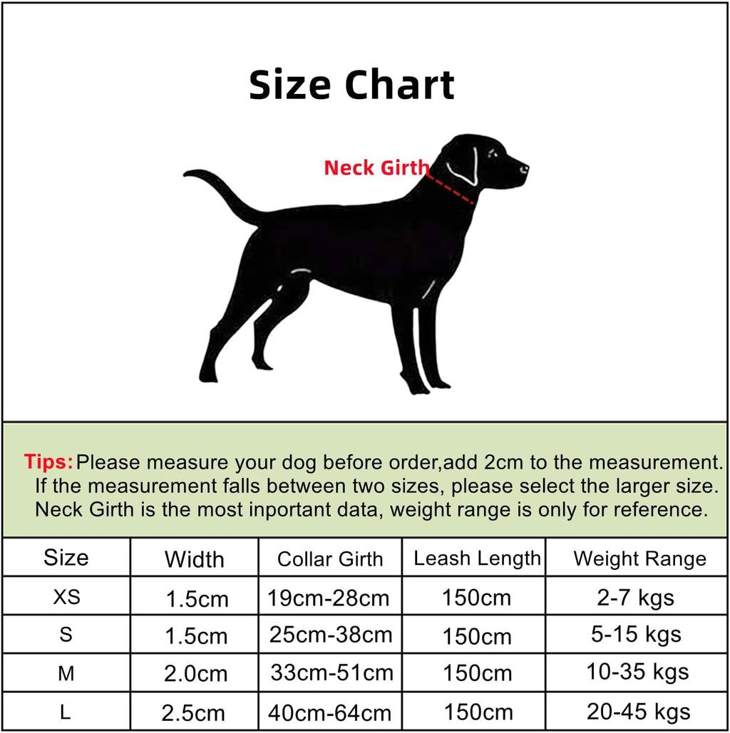 Olahibi Patterned Dog Collar and Lead Sets