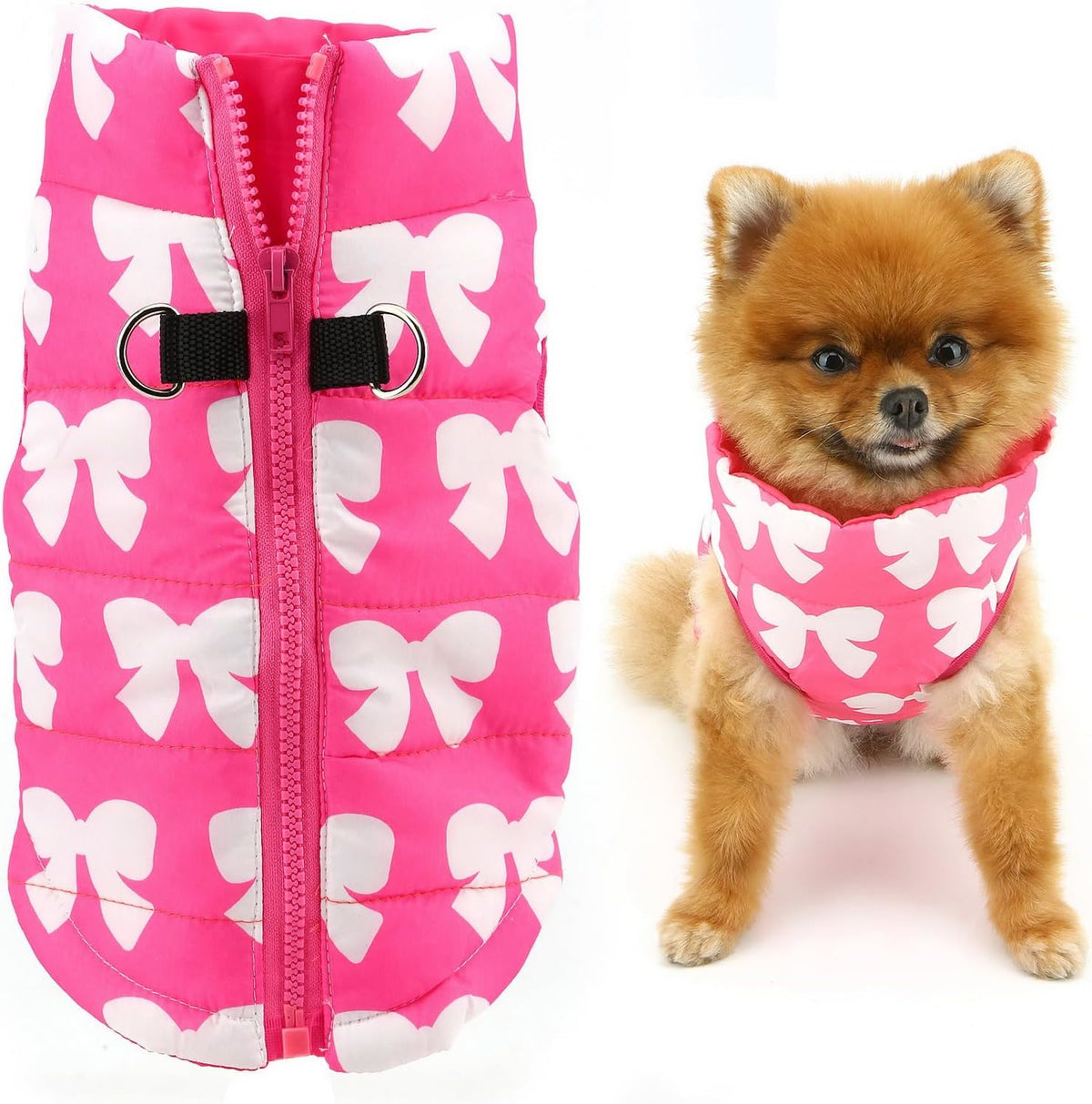 SMALLLEE_LUCKY_STORE Quilted Coat for Small Pets