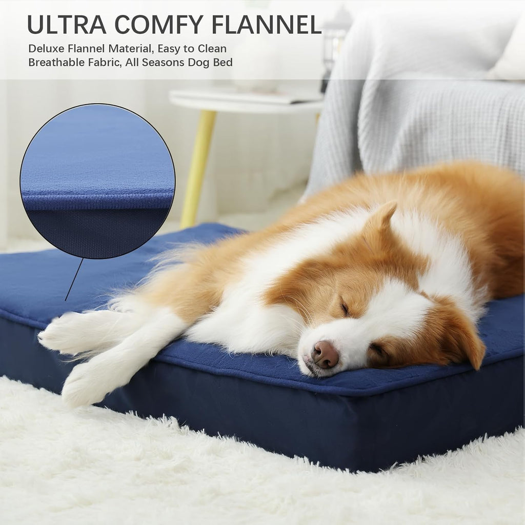 Jaspuriea Foam Dog Bed with Removable Cover