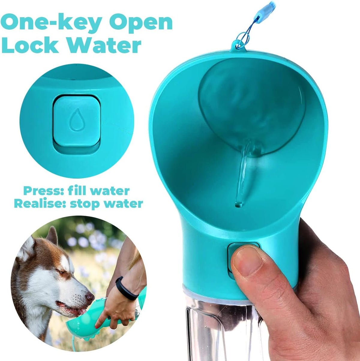 RFinote Portable Dog Water Bottle