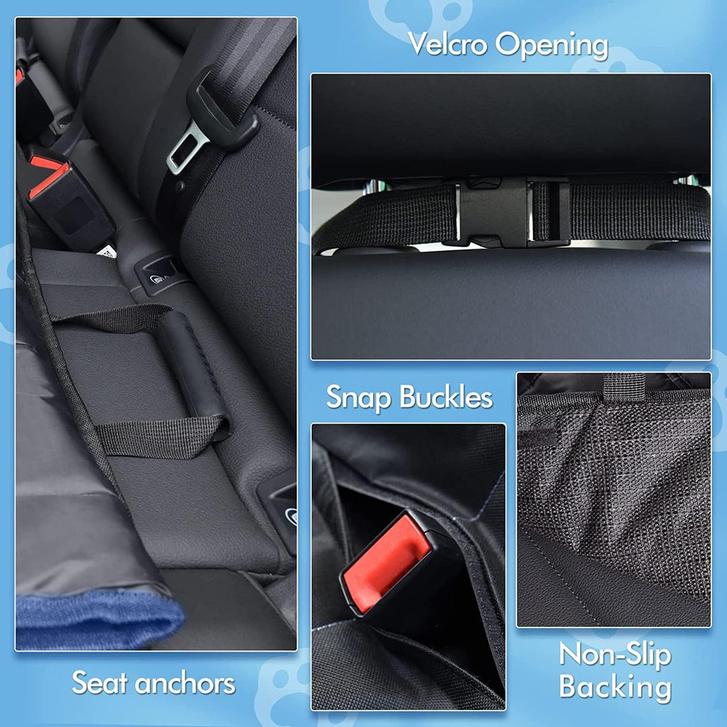 Hopidogie Four-Way Dog Car Seat Cover