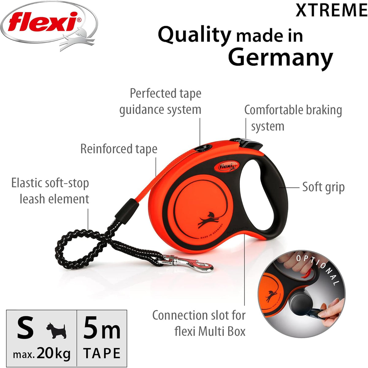 flexi New Classic Retractable Tape Dog Lead