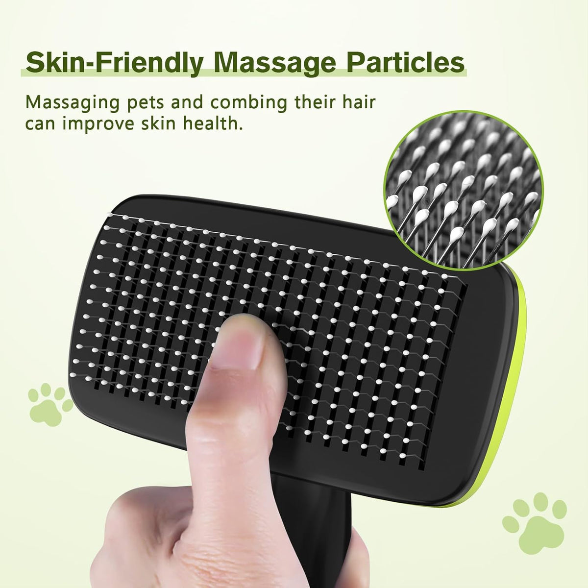 pecute Self-Cleaning Pet Grooming Brush