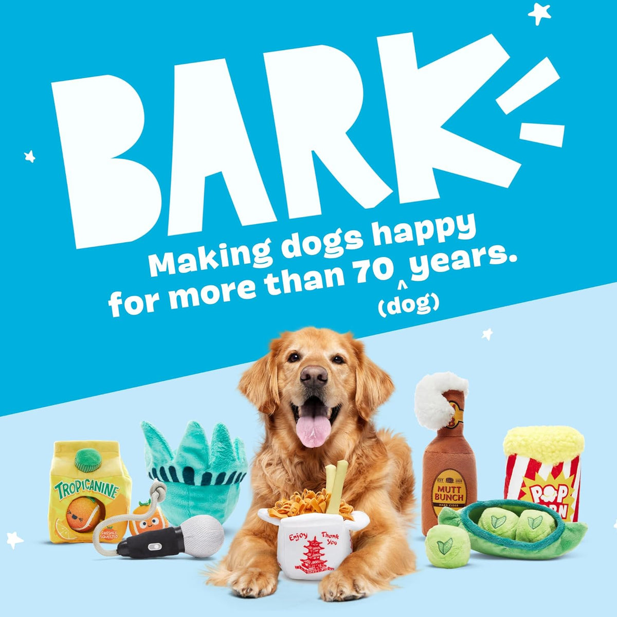 BarkBox Multi-Part Plush Dog Toys