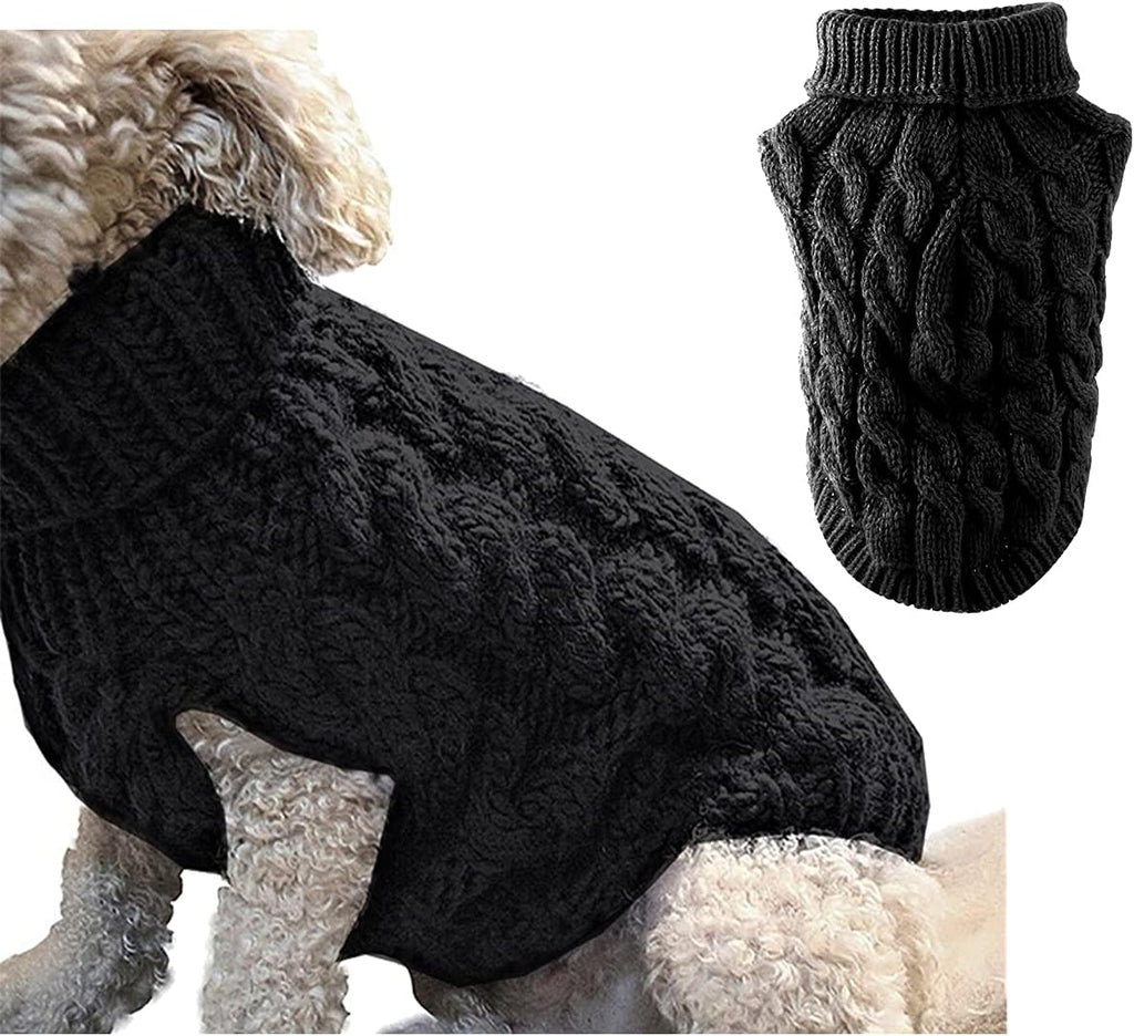 Knitted Turtleneck Jumper for Dogs and Cats