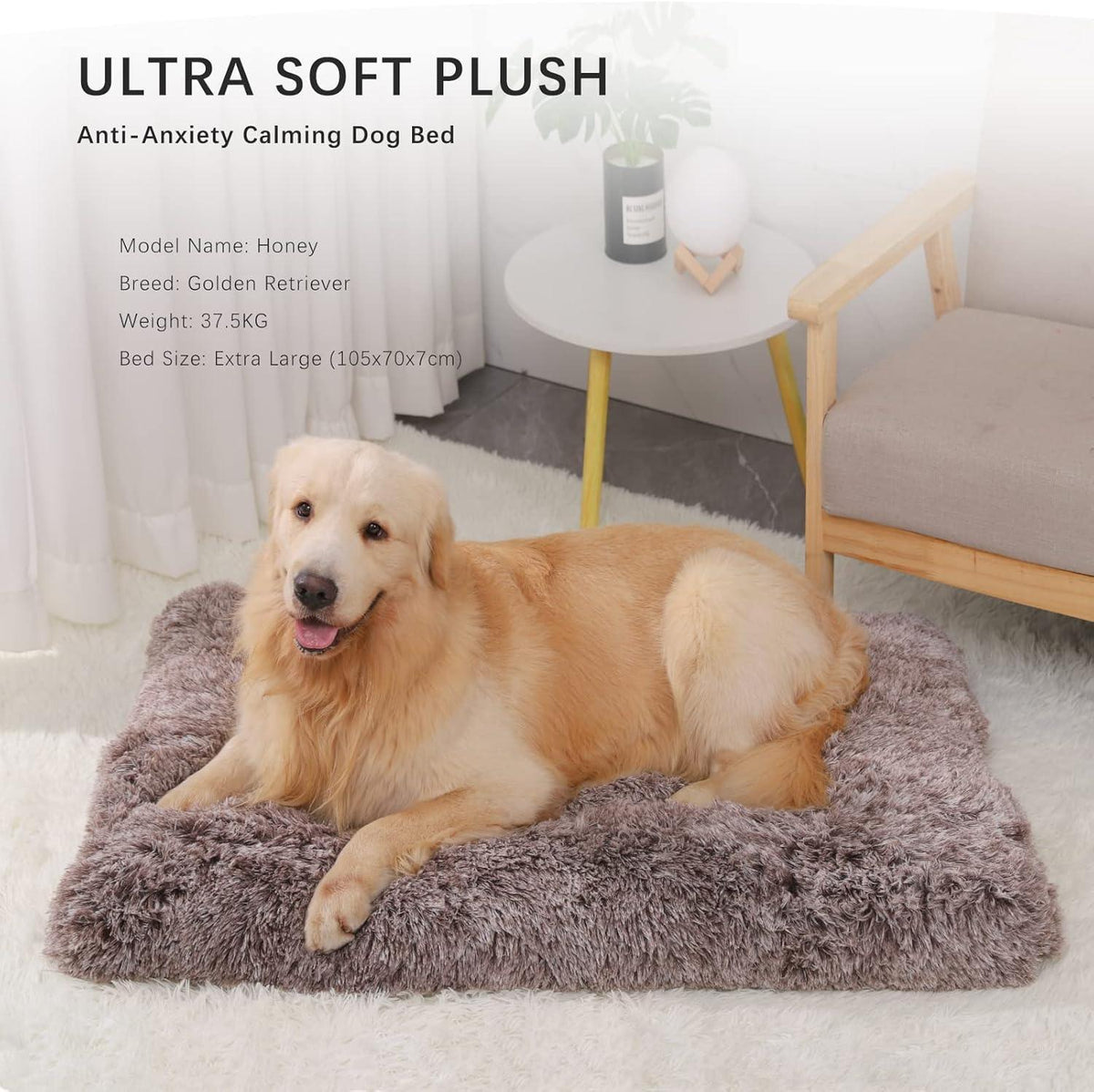 Jaspuriea Washable Dog Crate Mattress