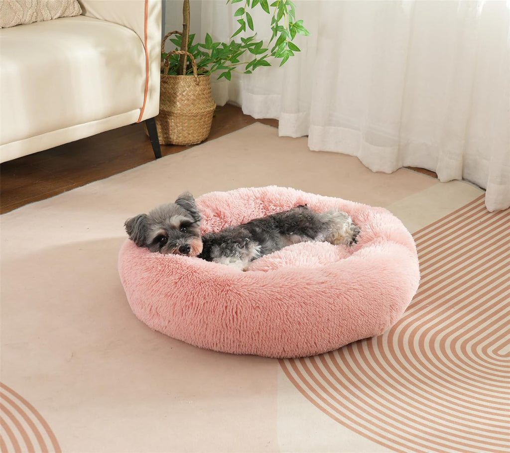Enjamoy Plush Donut Pet Bed