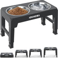 IOKHEIRA Dog Bowl Stand with Four Height Settings