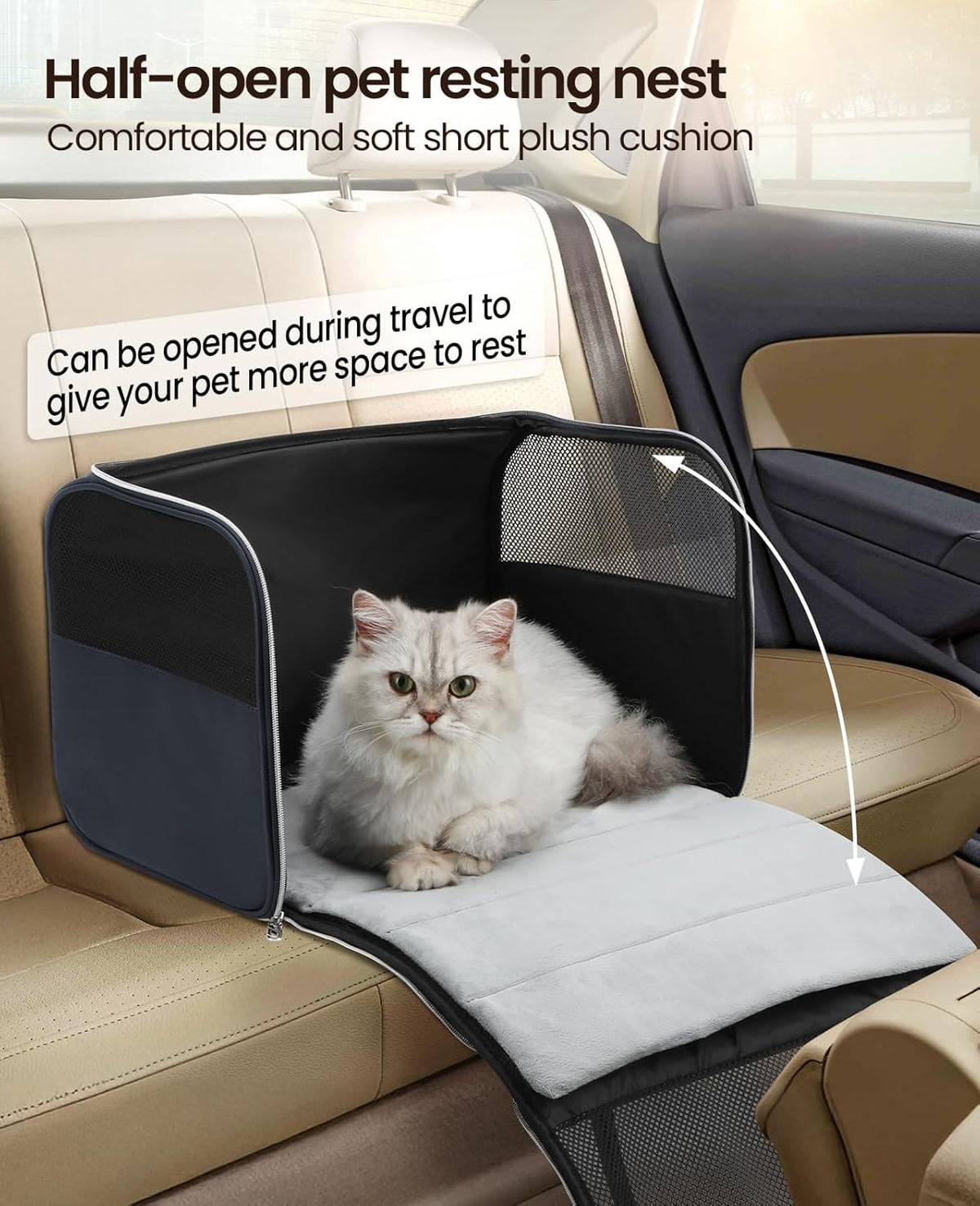 pecute PU Pet Carrier Bag