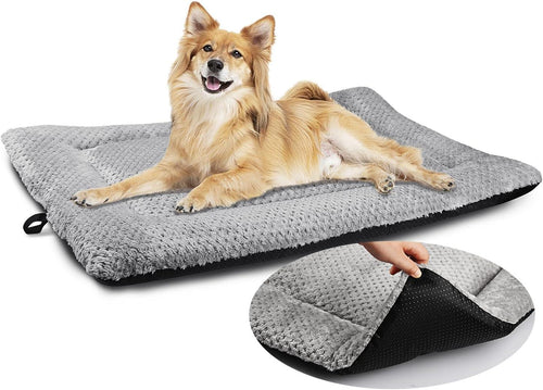 ASIJIA Washable Plush Dog Bed Mat