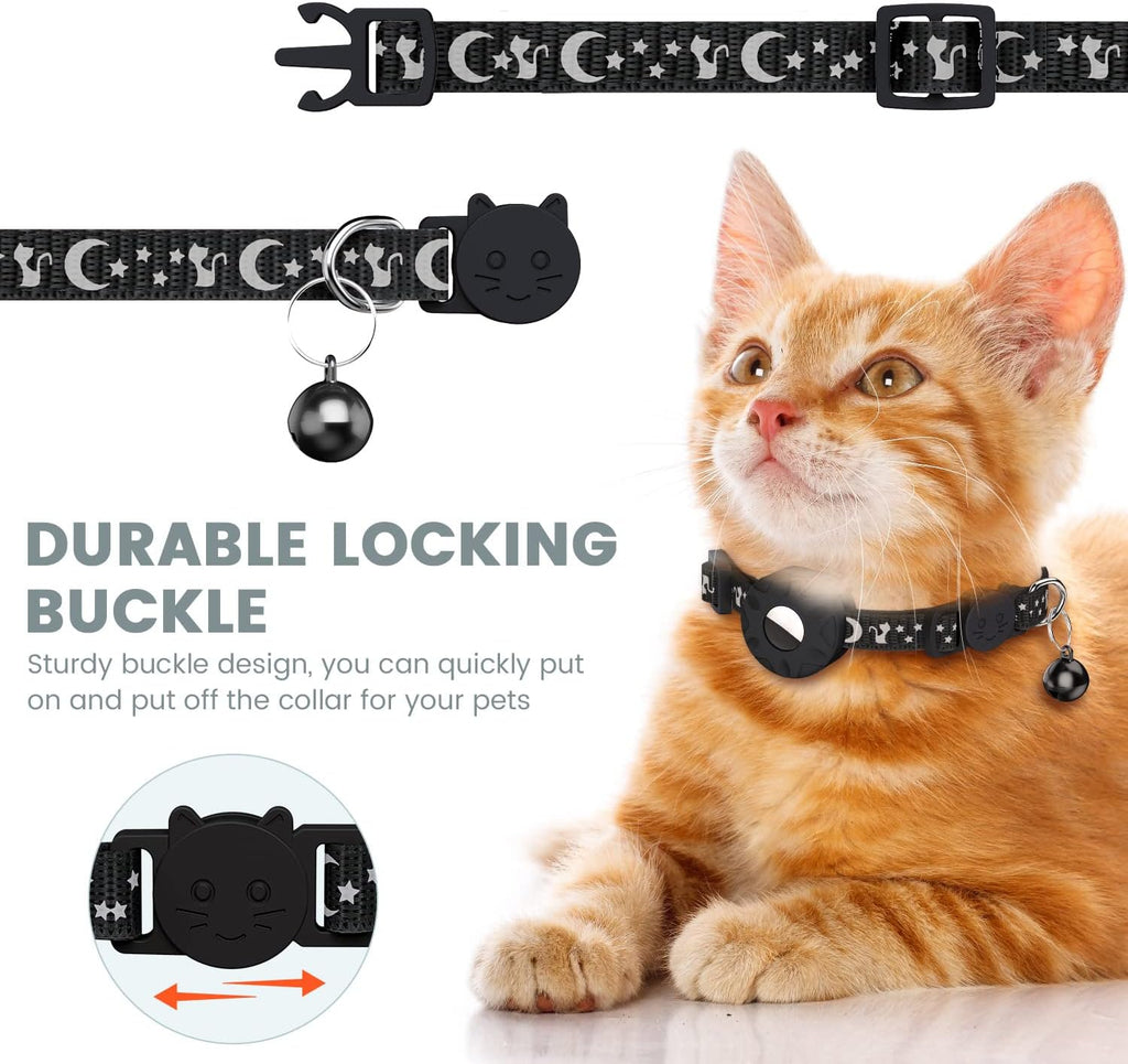 Simket Cat Collar with AirTag Holder