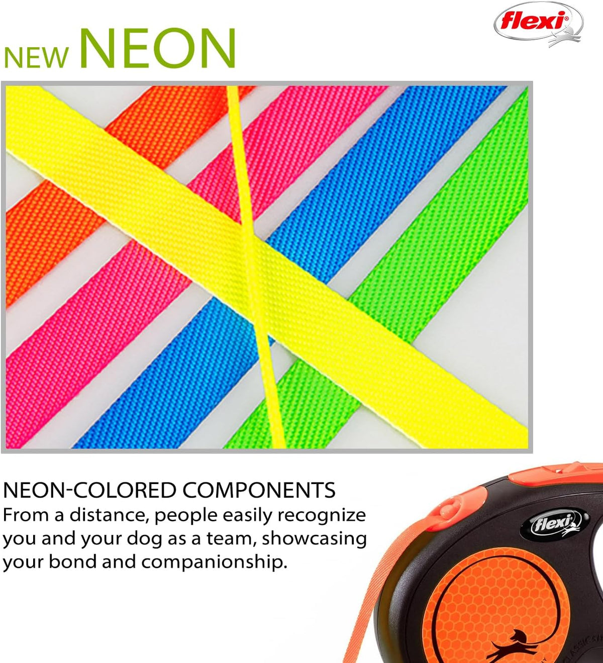 flexi New Classic Retractable Tape Dog Lead