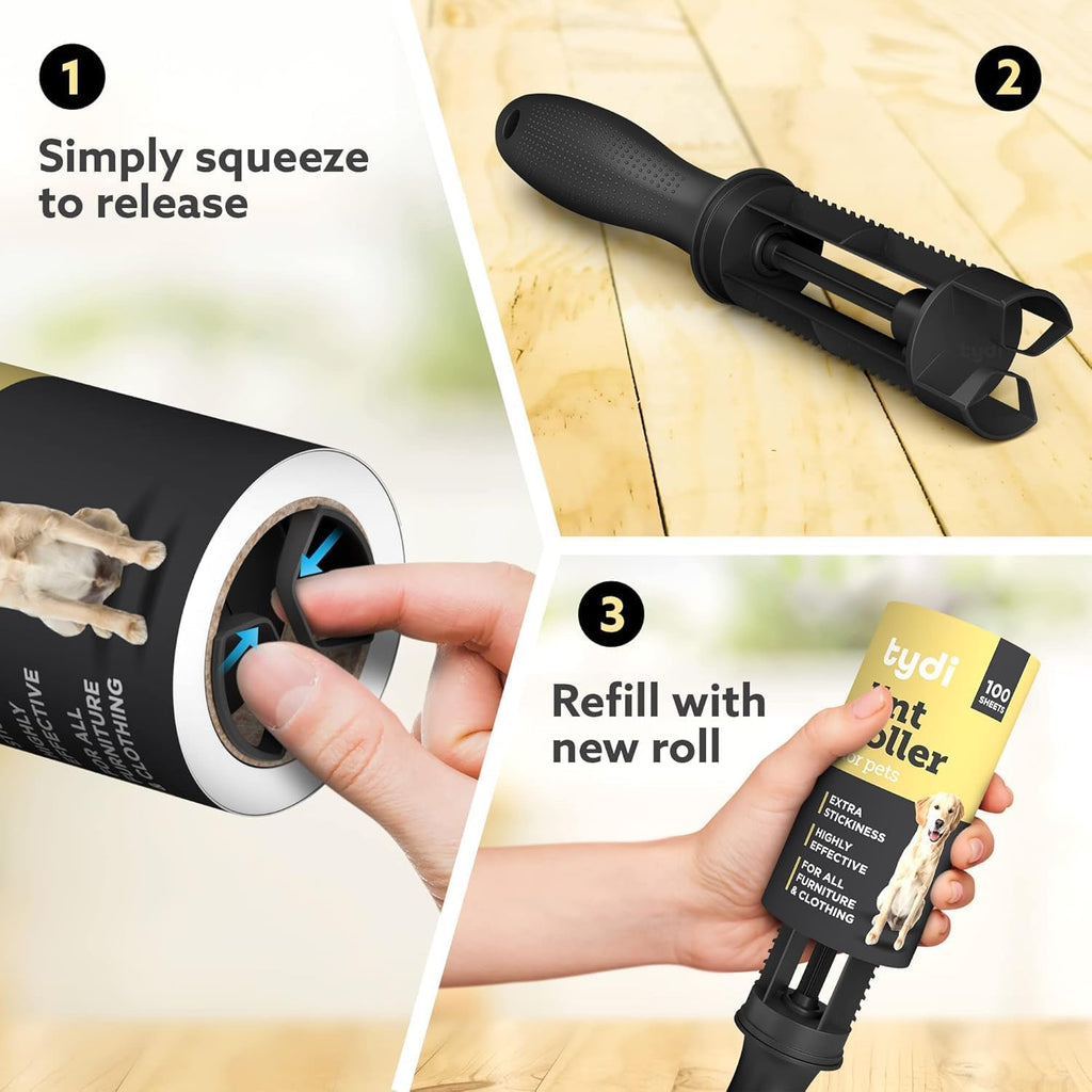 Tydi Pet Lint Rollers and Refill Packs