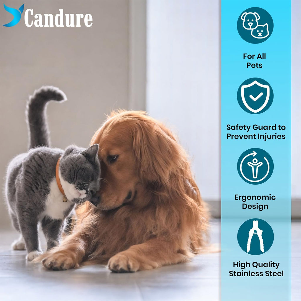 Candure Pet Nail Clippers with Guard