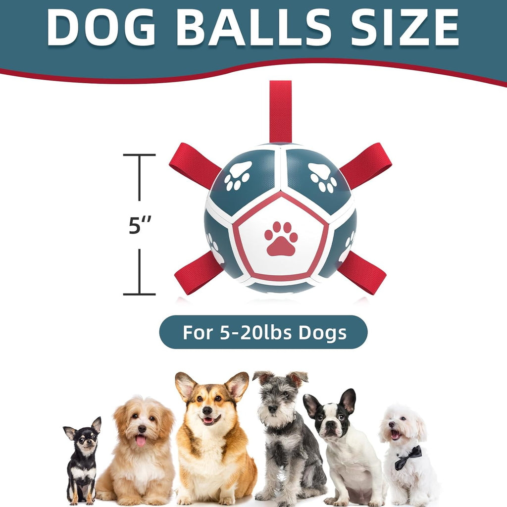 HETOO Dog Football with Grab Tabs