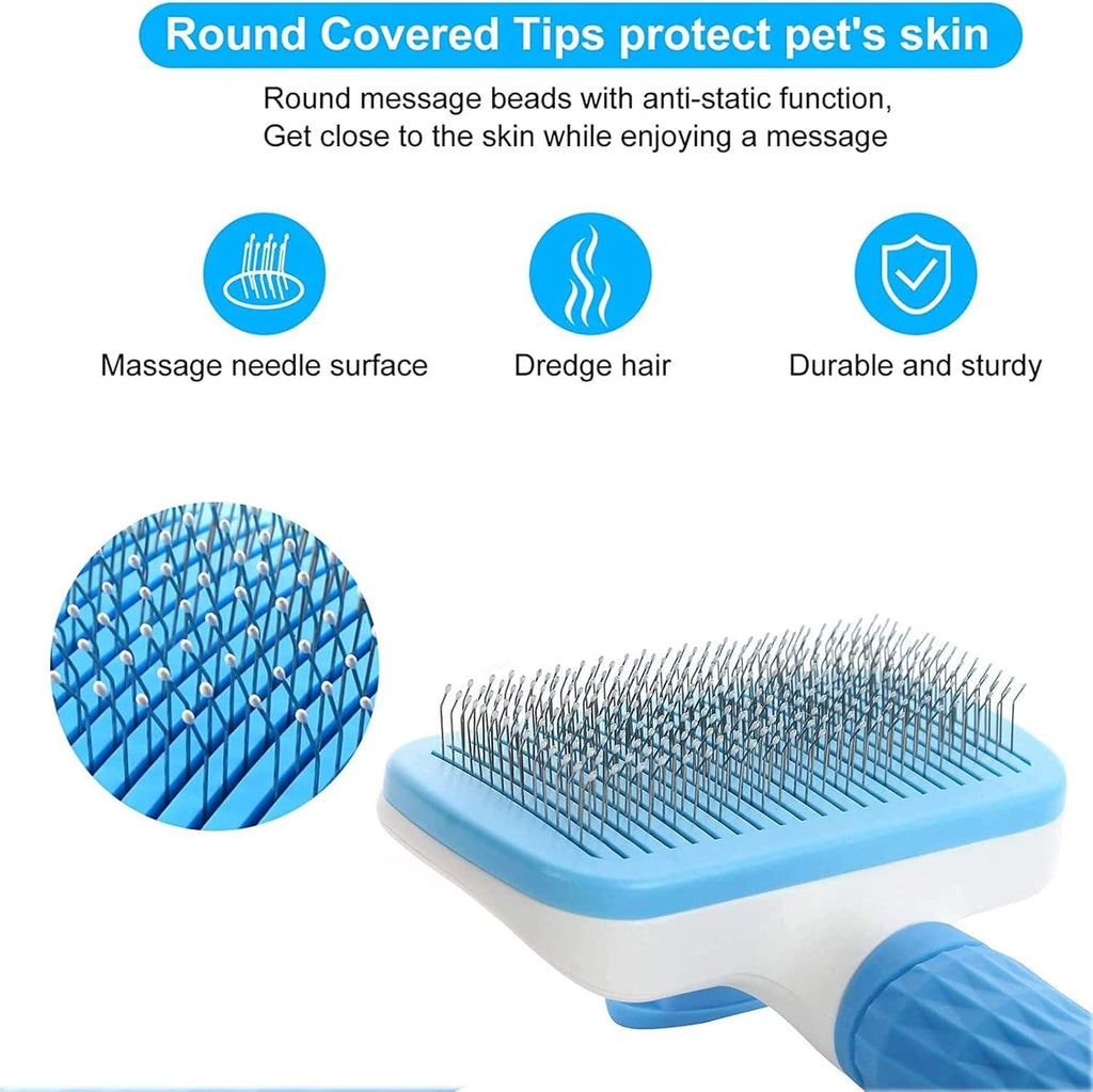 Elezenioc Self-Cleaning Pet Grooming Brush