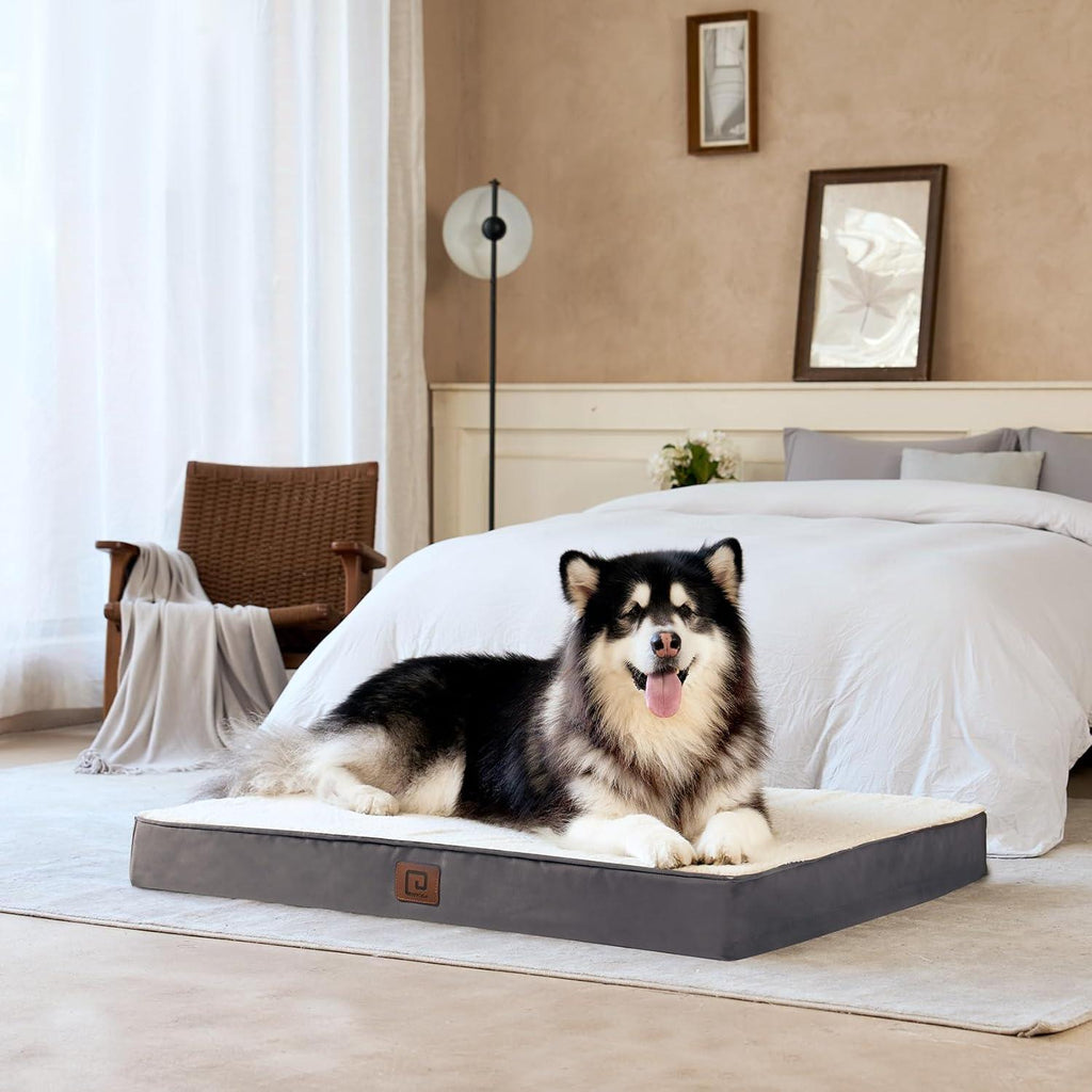 EHEYCIGA Foam Dog Mattress with Removable Cover