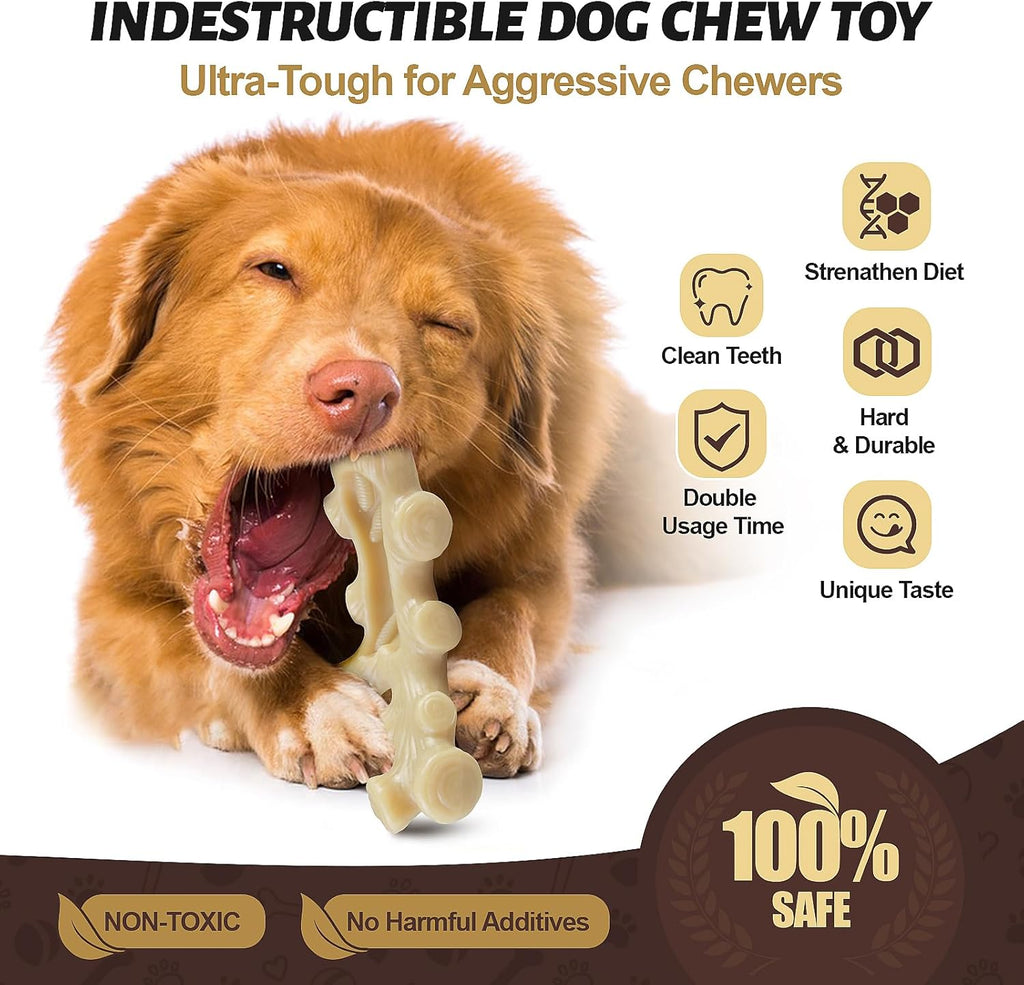 GASAPET Nylon Dog Chew Toys, Pack of 2