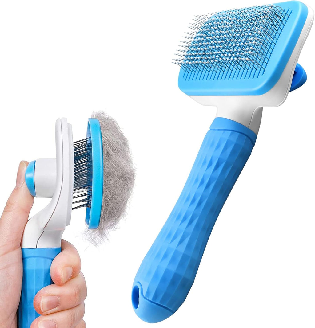 Elezenioc Push-Button Pet Grooming Brush