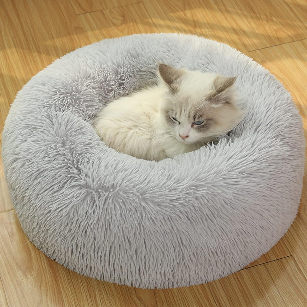 UUEMB Plush Donut Bed for Dogs and Cats
