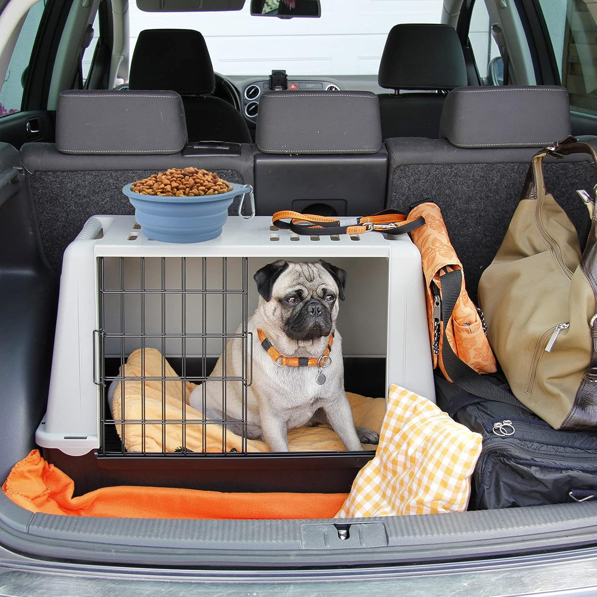SLSON Collapsible Pet Travel Bowls, Pack of 2