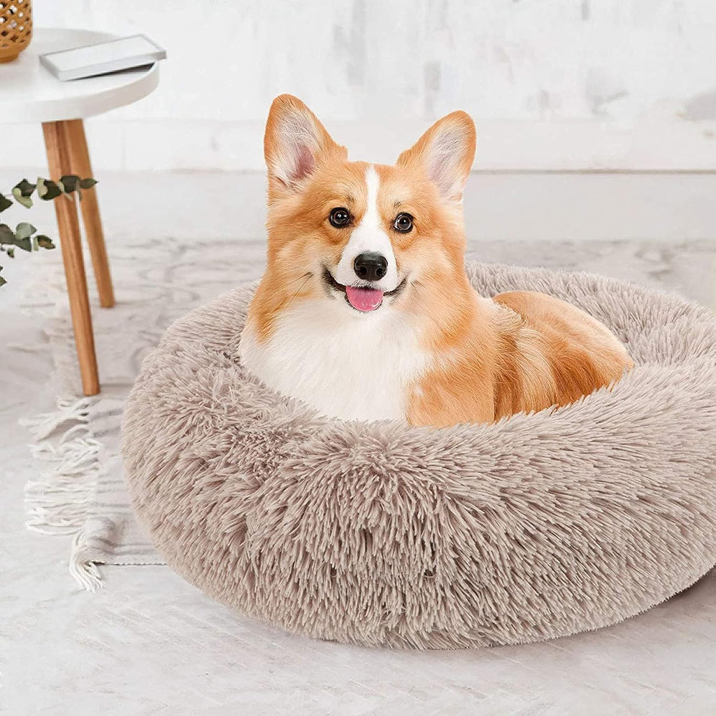 Enjamoy Plush Donut Pet Bed