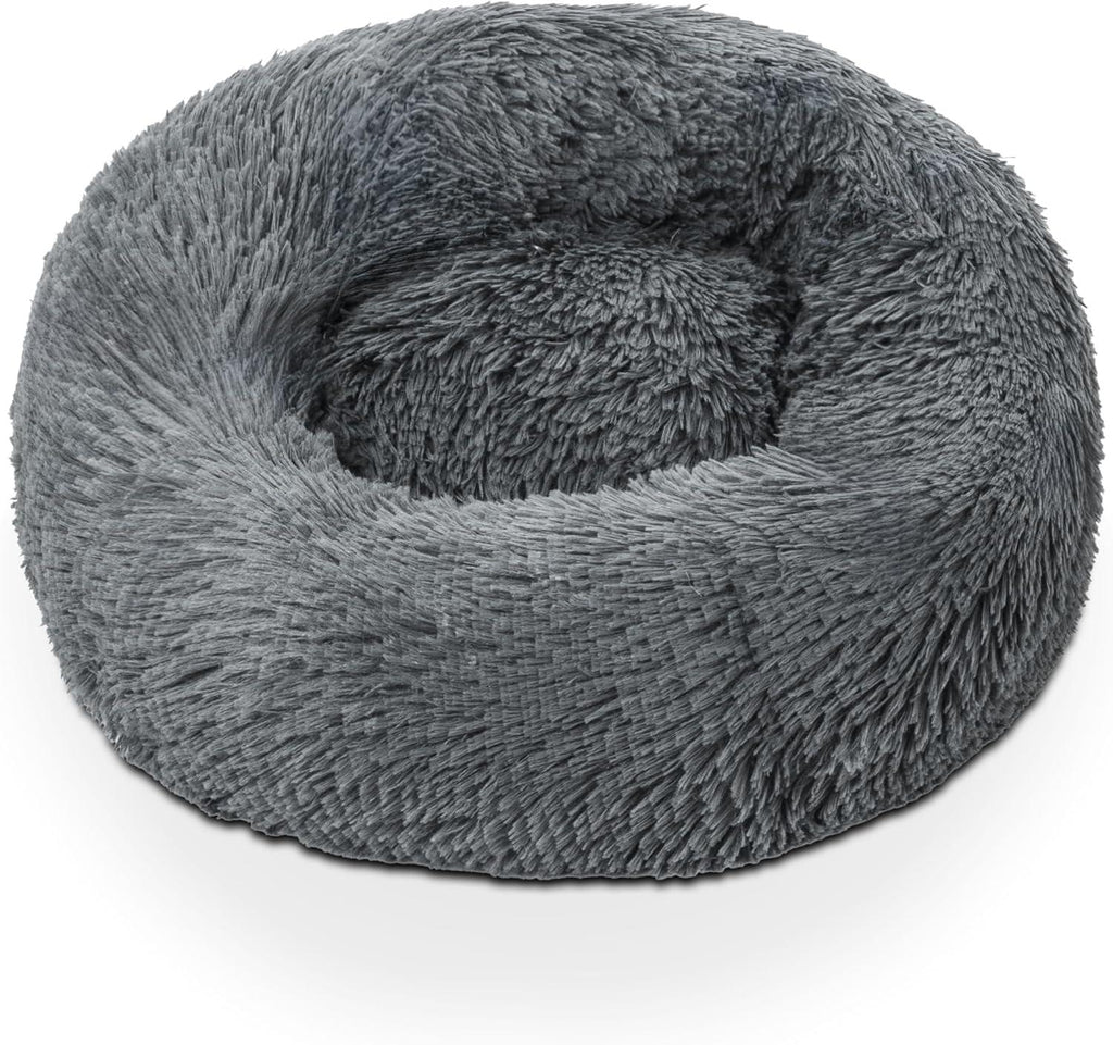 Woof & Whiskers Faux-Fur Donut Pet Bed