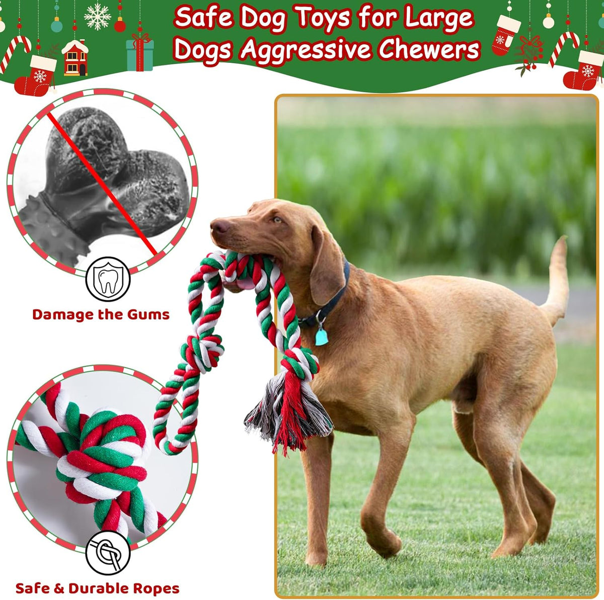 Aitmexcn Dog Rope Toys and Play Sets