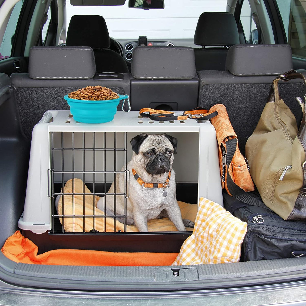 SLSON Collapsible Pet Travel Bowls, Pack of 2