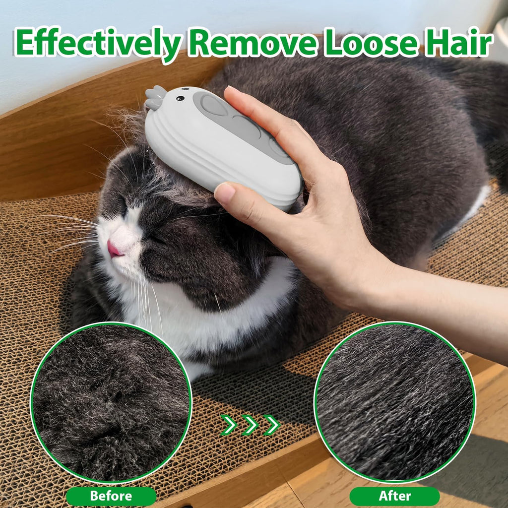 POIIOPY Self-Cleaning Pet Brush with Water Spray