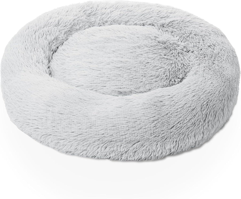 Woof & Whiskers Faux-Fur Donut Pet Bed