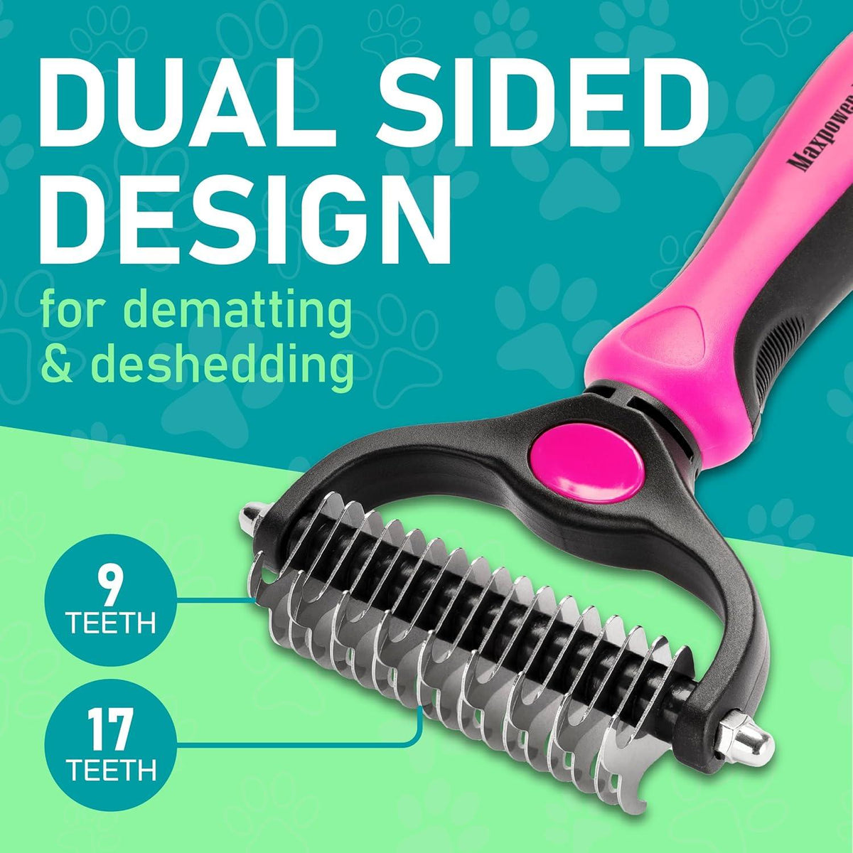 Maxpower Planet Double-Sided Pet Undercoat Rake