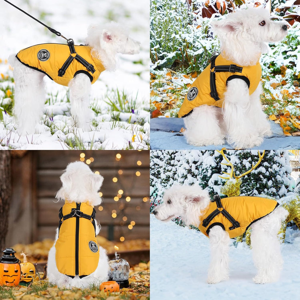 Poseca Dog Coat with Harness Attachment