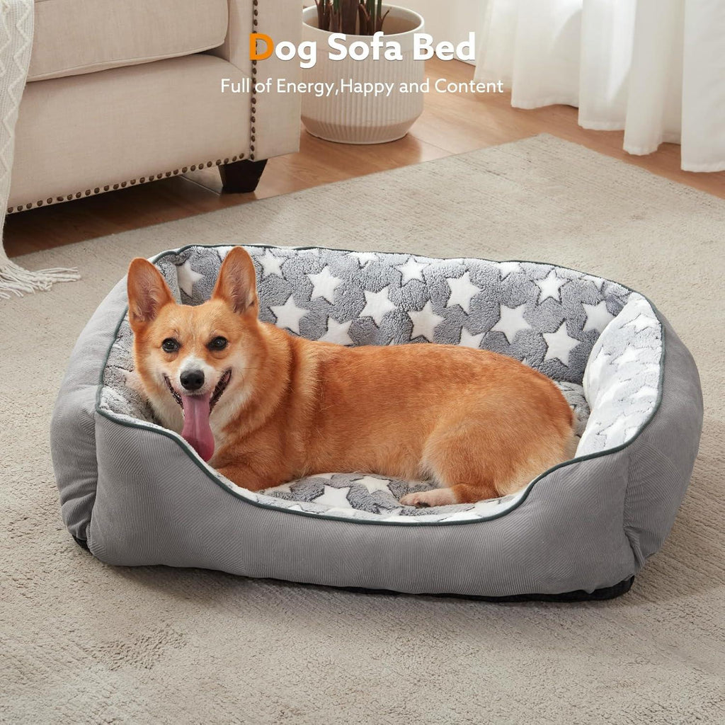 MIXJOY Washable Plush Dog Bed