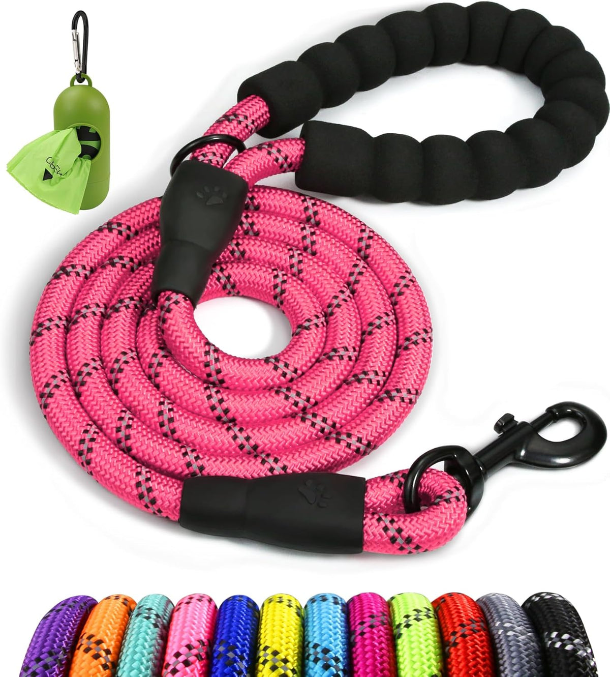 Taglory Rope Dog Lead with Padded Handle