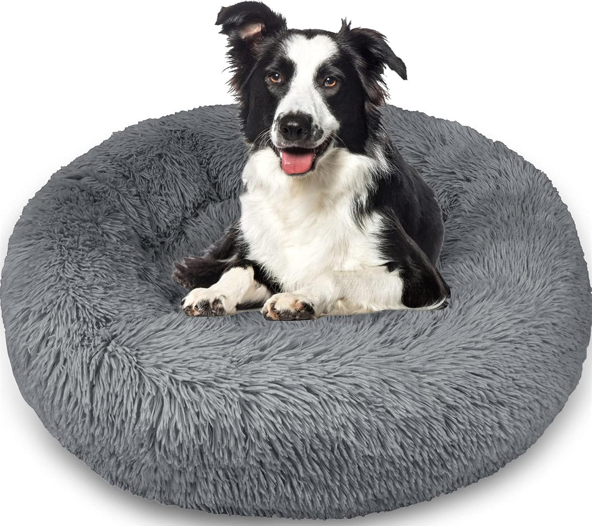 Enjamoy Plush Donut Pet Bed