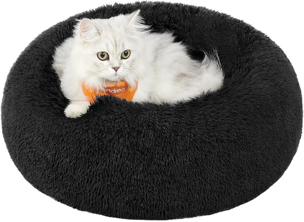 Feandrea Plush Donut Pet Bed