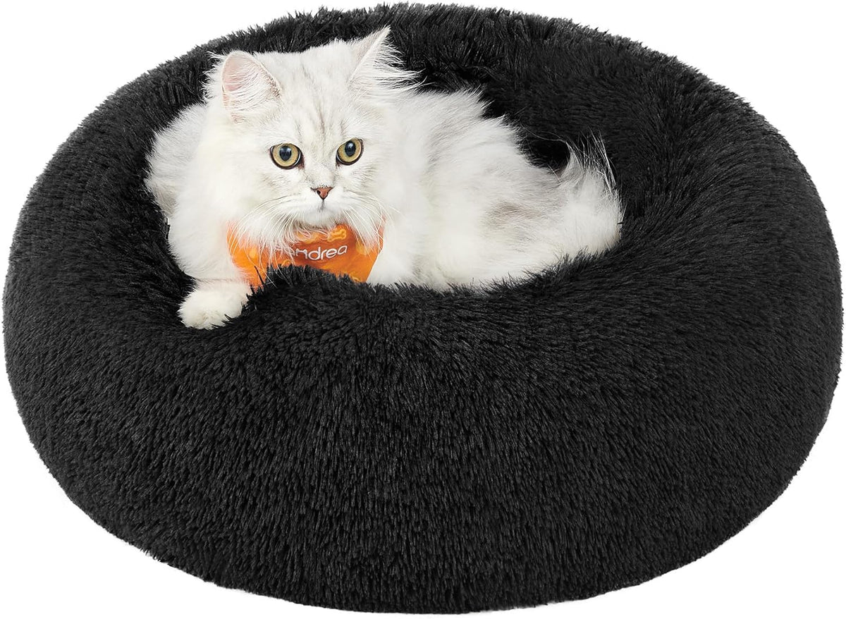 Feandrea Plush Donut Pet Bed