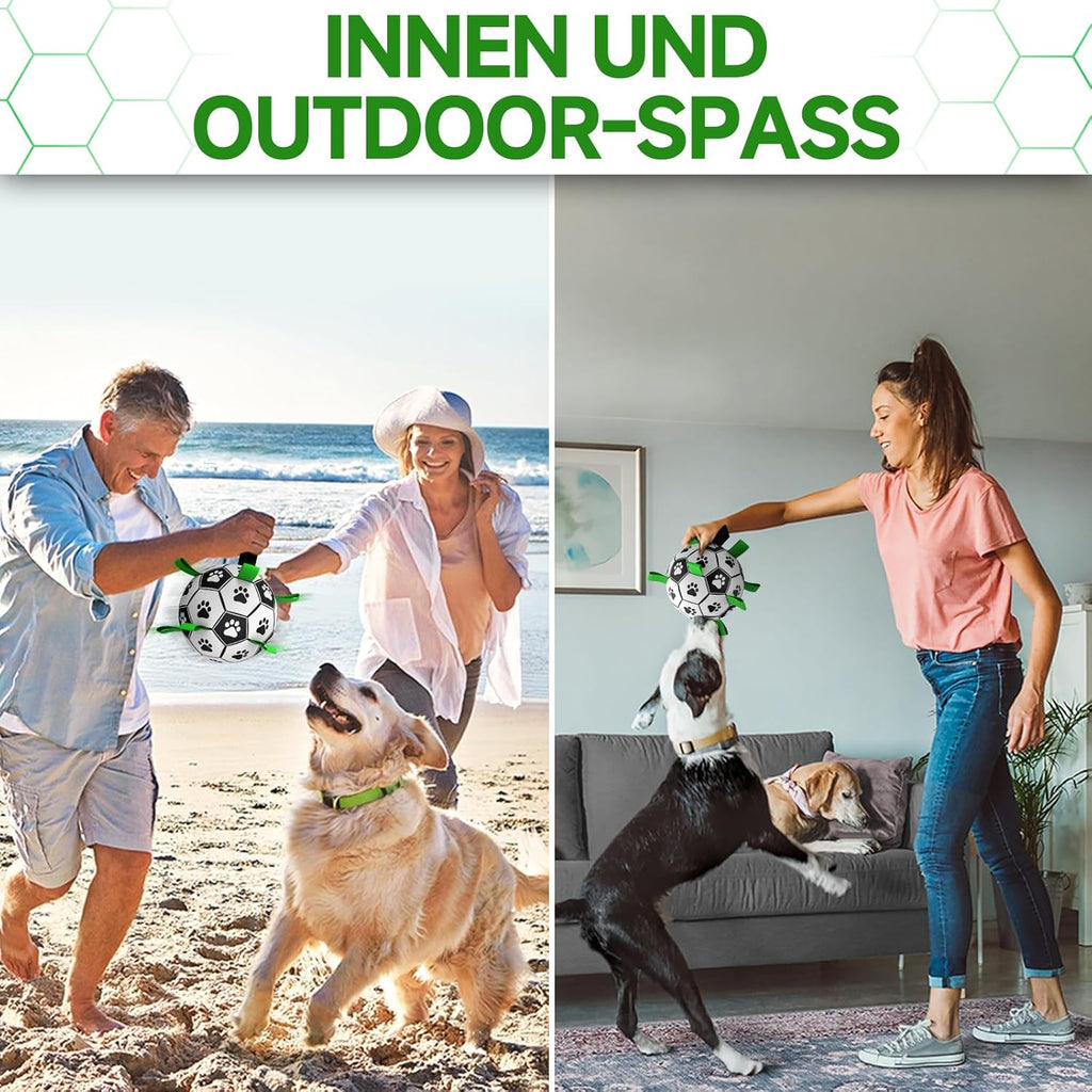 HETOO Dog Football with Grab Tabs