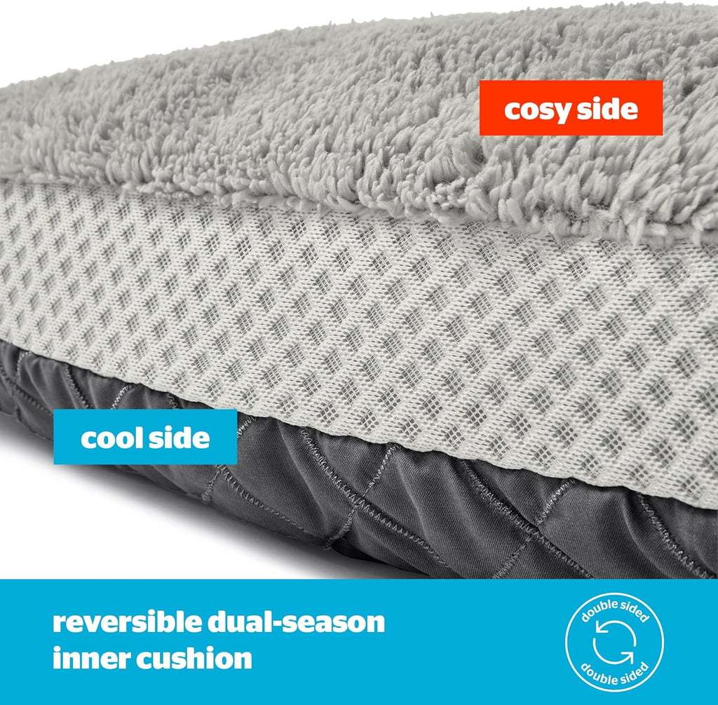Silentnight Airmax Dog Bed with Reversible Cushion