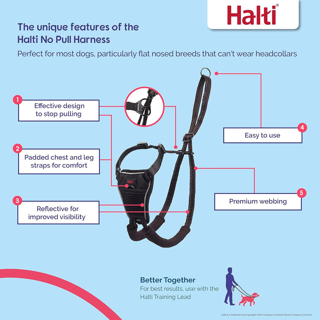 HALTI Adjustable Dog Walking Harness