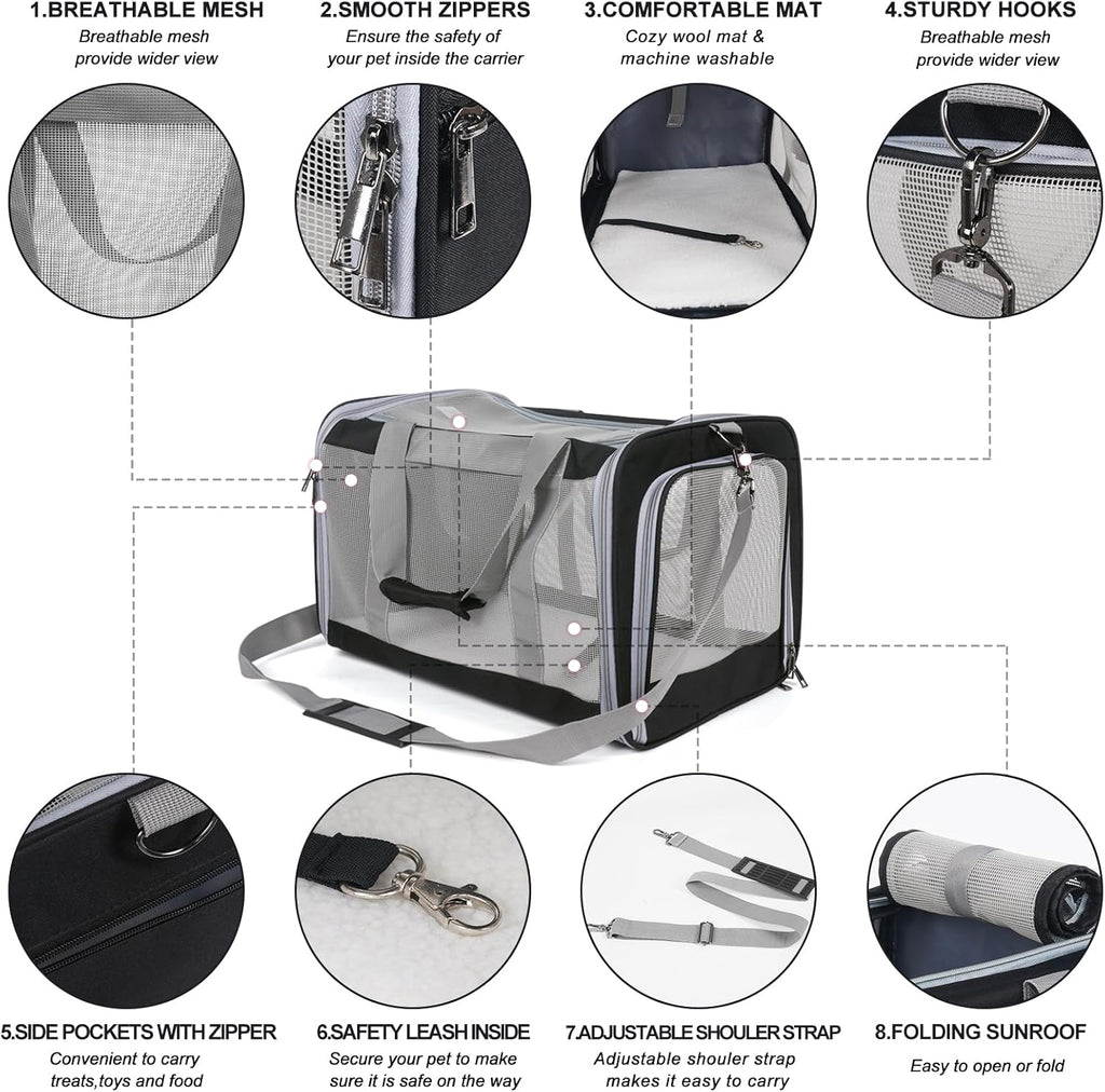 TIYOLAT Soft-Sided Pet Carrier