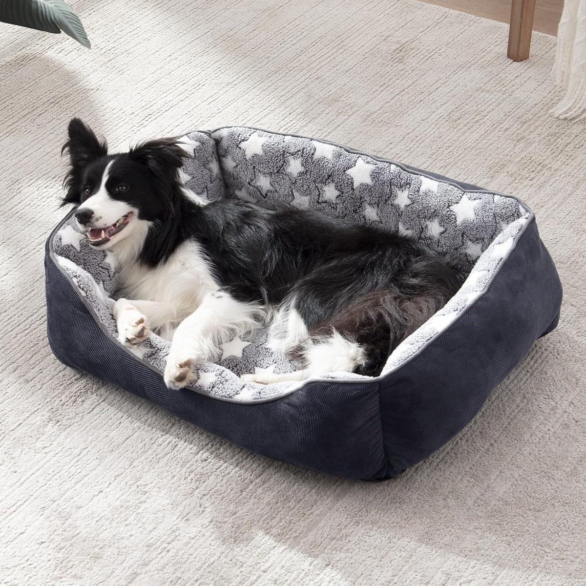 MIXJOY Washable Plush Dog Bed