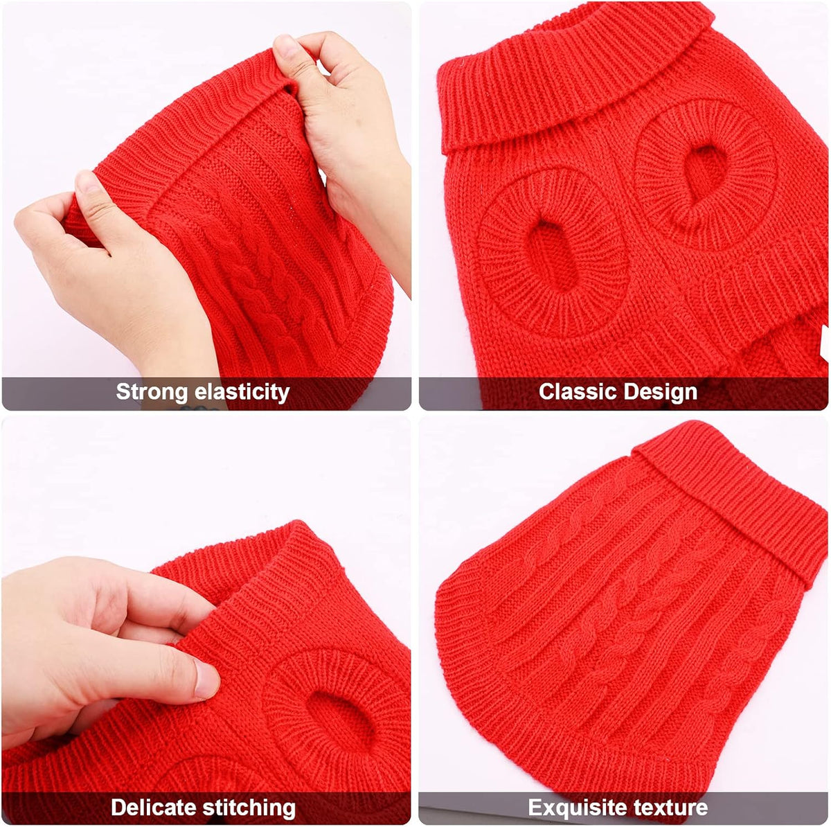 Knitted Jumper for Small Dogs