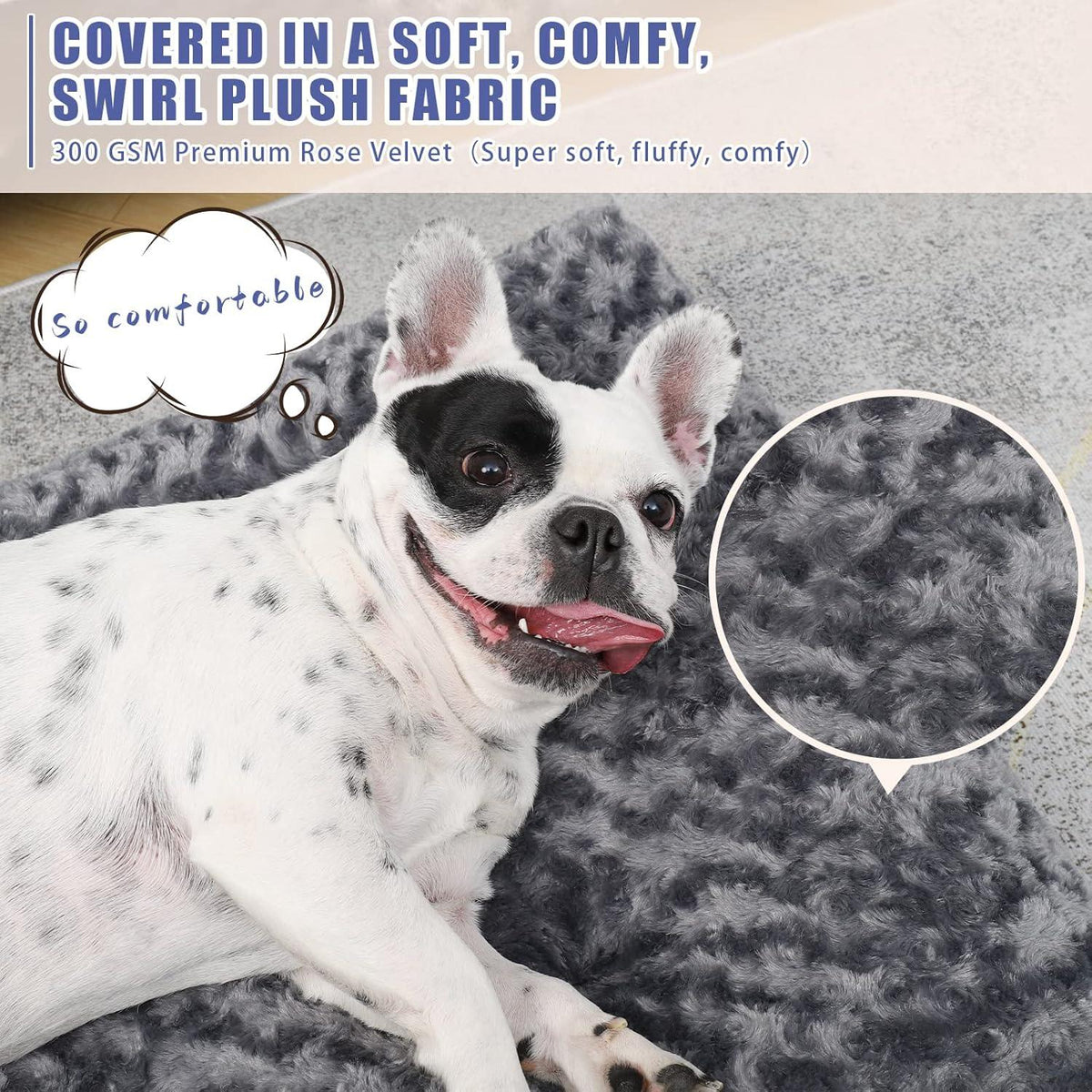 KSIIA Washable Padded Dog Mattress