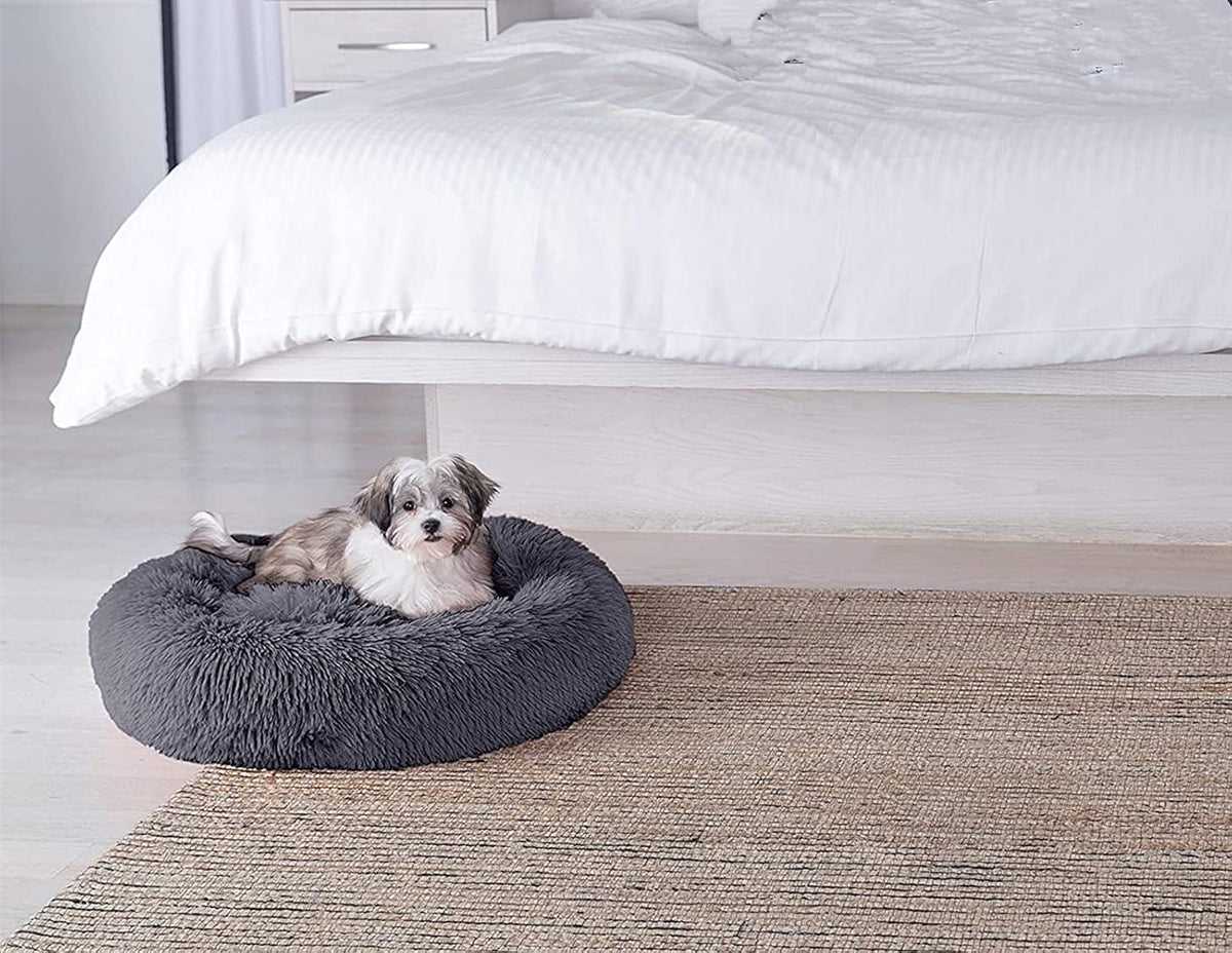 Enjamoy Plush Donut Pet Bed